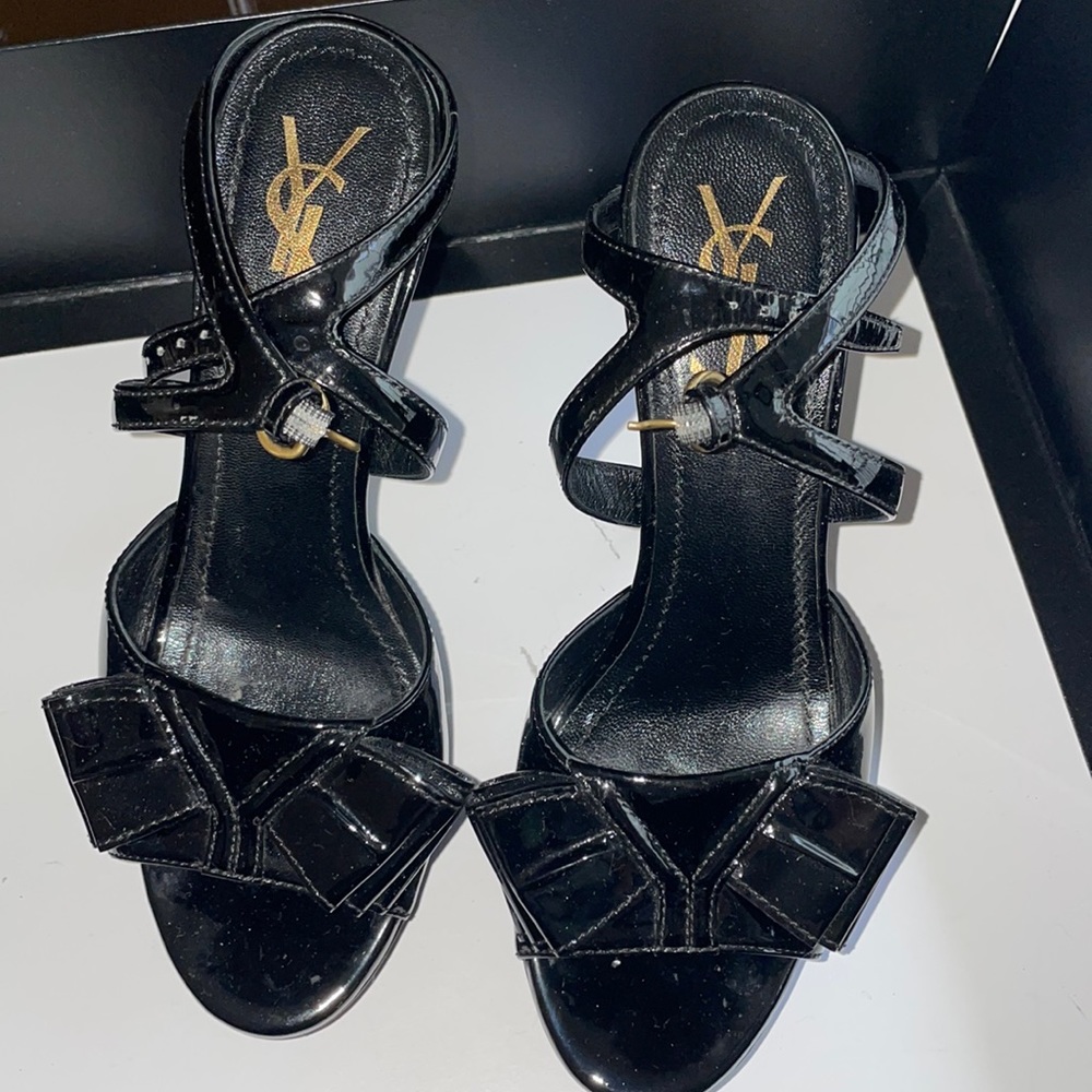YSL Black Platforms